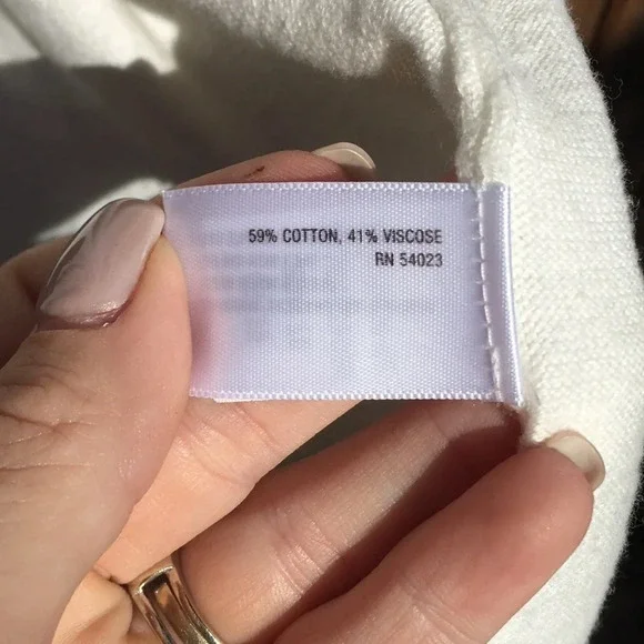 OLD NAVY cream sleeveless cardigan - Picture 4 of 5